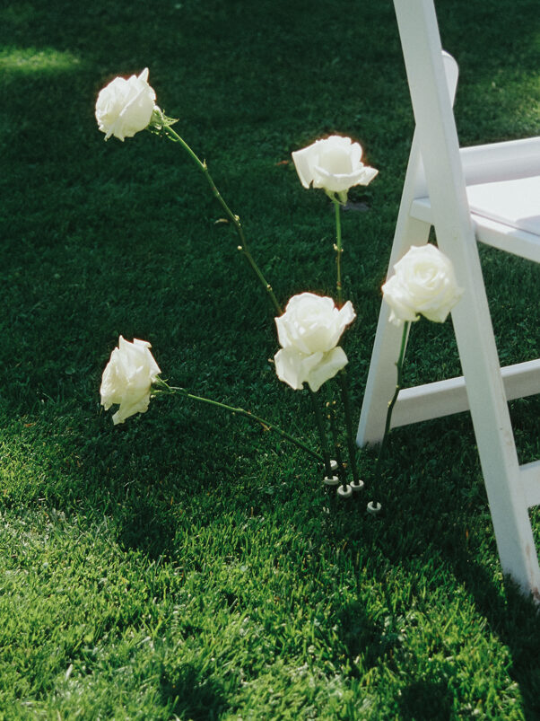 Utah Film Wedding Photographer - outdoor summer wedding shot completely on film