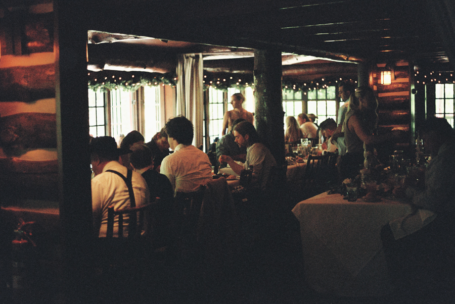 Utah Film Wedding Photographer - low light wedding reception shot on film