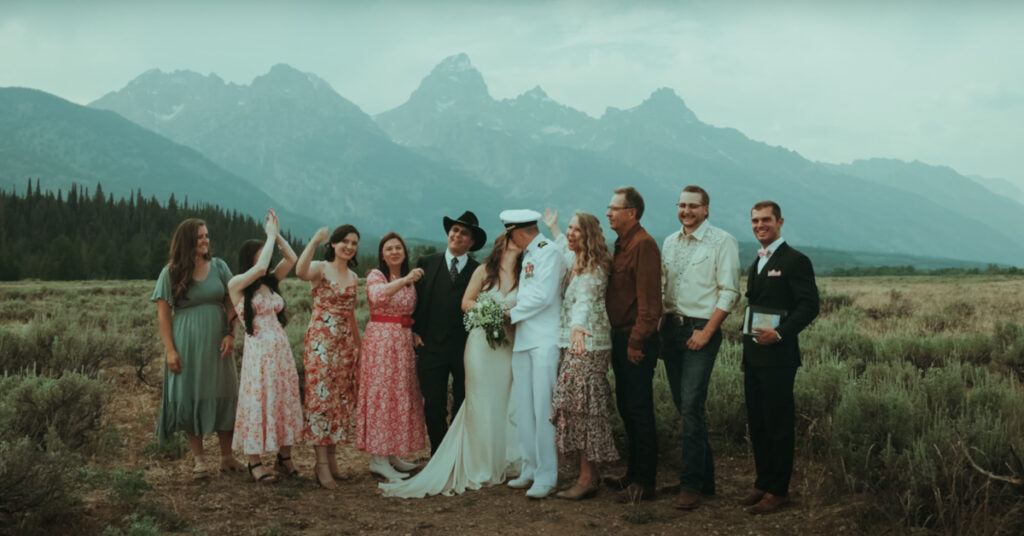 Jackson Hole wedding videographer for couples getting married in the Tetons.