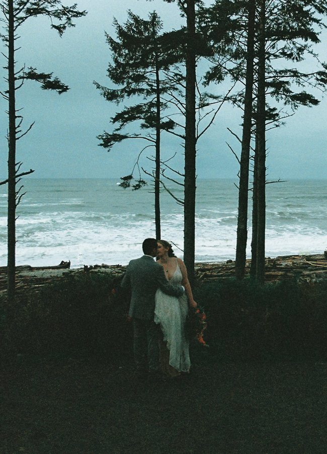 Olympic National Park wedding on Ruby Beach.