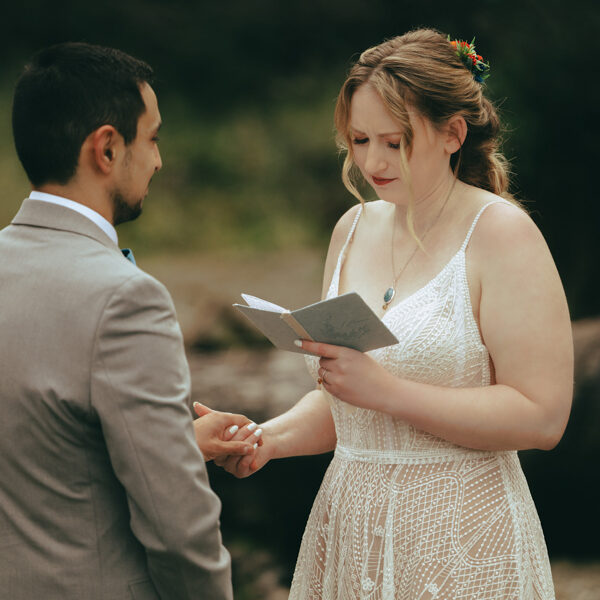 Ruby Beach wedding in Olympic National Park.