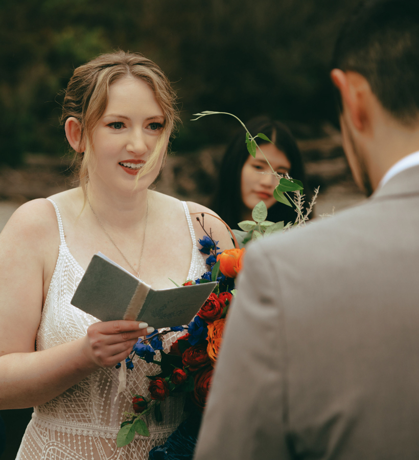 Ruby Beach wedding in Olympic National Park.