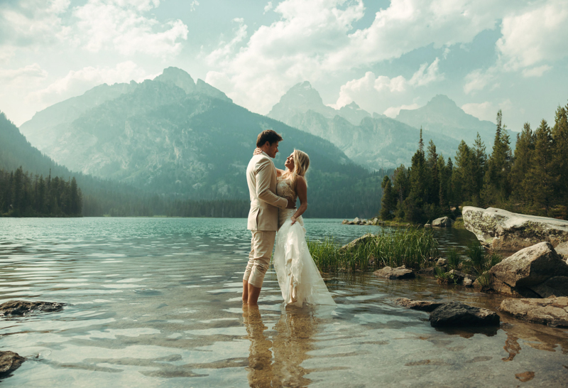 Taggart Lake in the Tetons