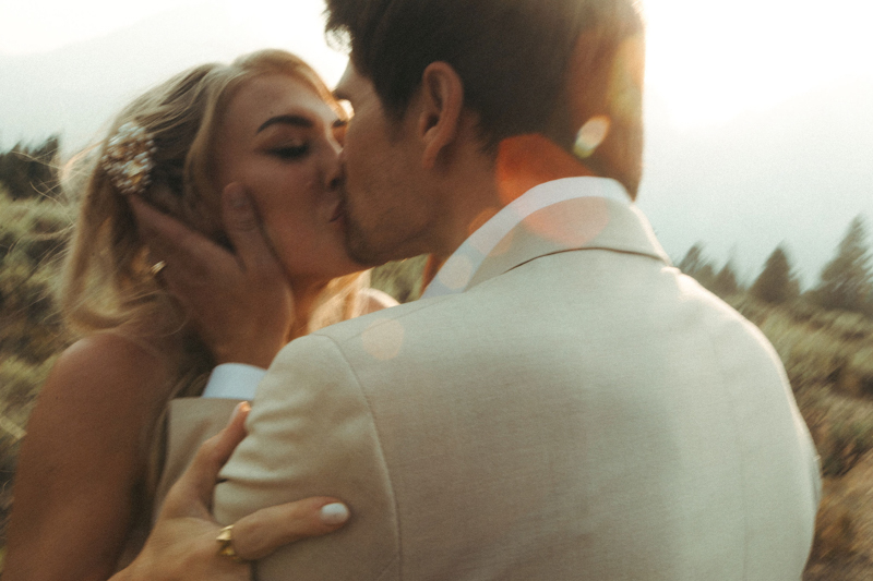 Jackson Hole wedding videographer for a Taggart Lake elopement