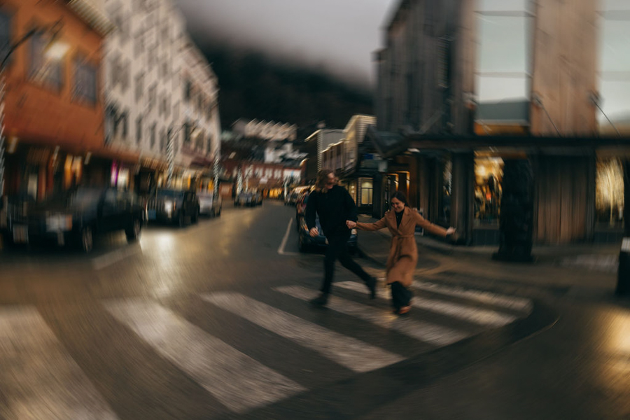 Downtown Juneau engagement session in Alaska