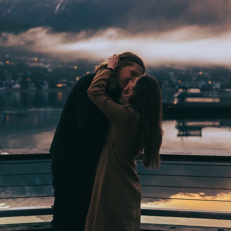 Downtown Juneau engagement session in Alaska