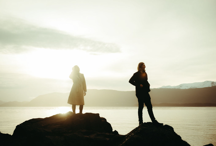 Winter Juneau engagement session in Alaska