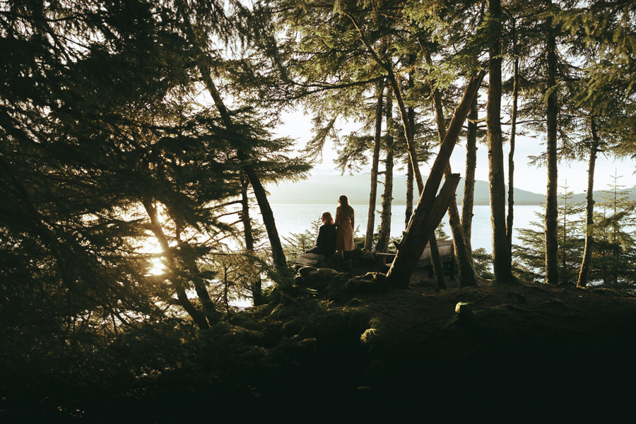 Winter Juneau engagement session in Alaska