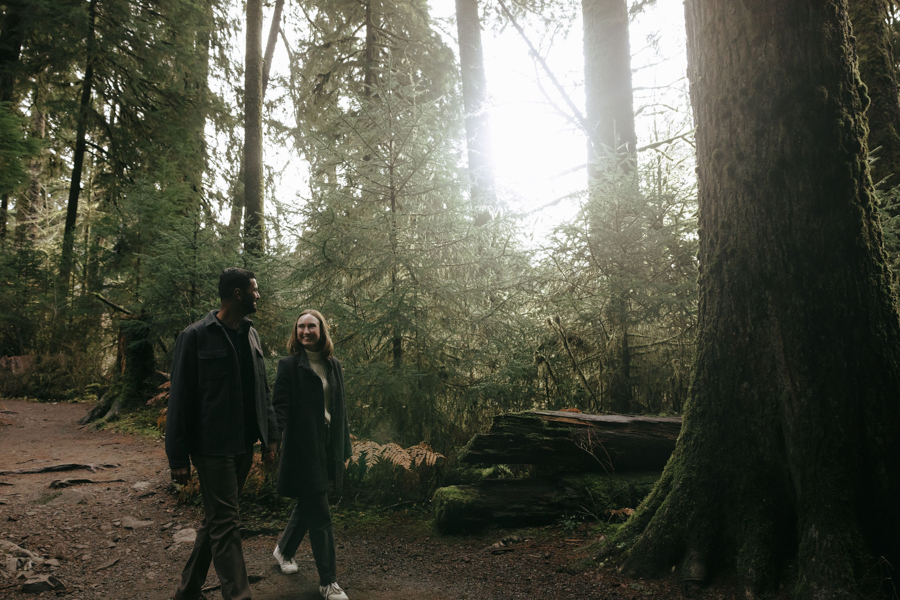 Olympic National Park engagement photos