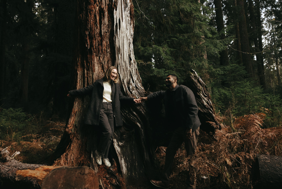 Olympic National Park engagement photos