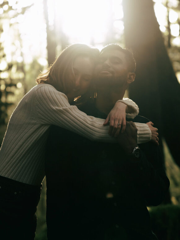 Hoh Rainforest Engagement Photos