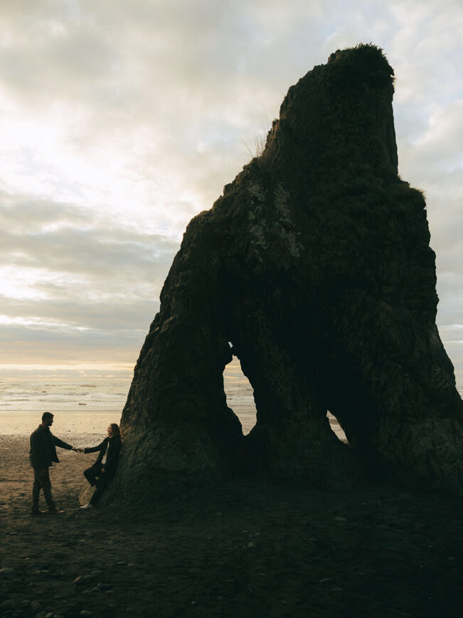 Olympic National Park engagement photos