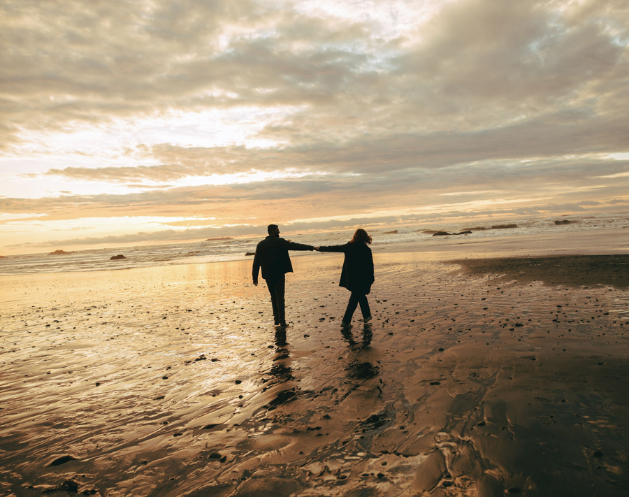 Olympic National Park engagement photos