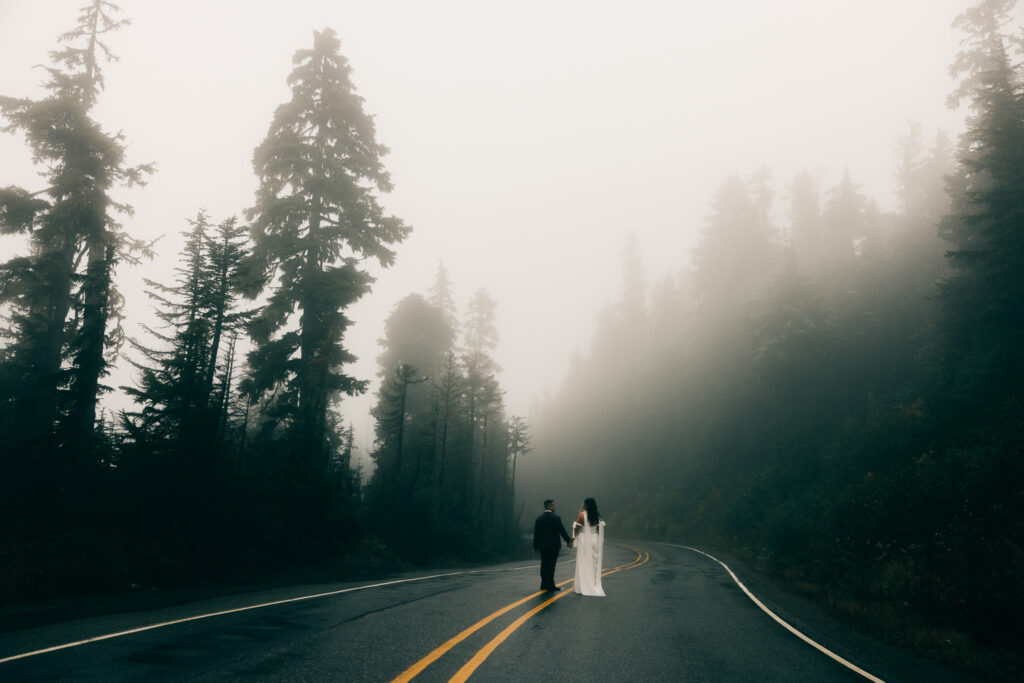 Snowy Fall Elopement at Mount Baker