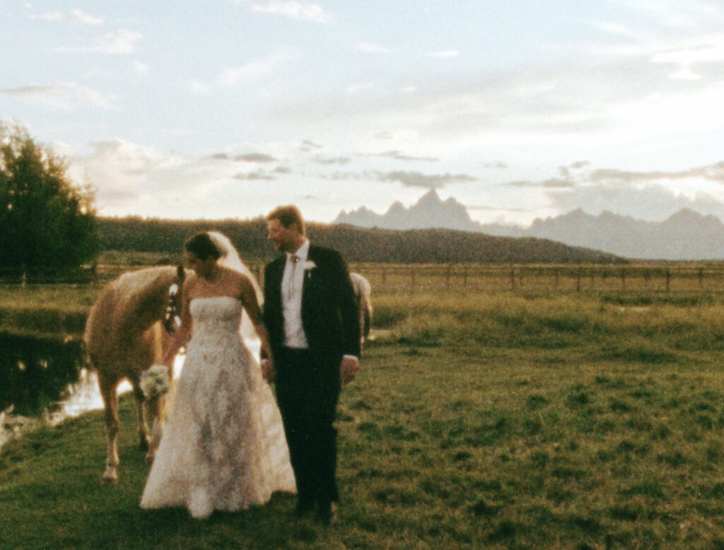 Diamond Cross Ranch wedding video in Jackson Hole